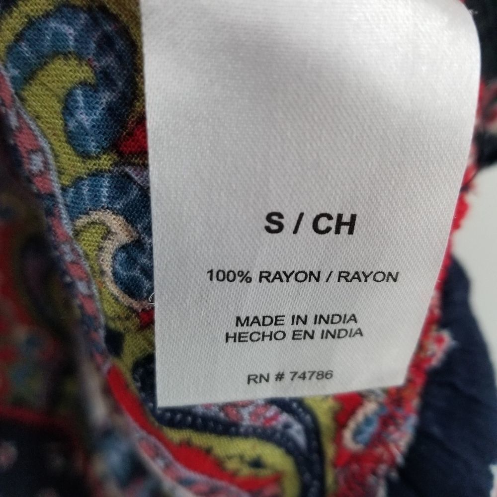 Bila Ruffle Bottom Multi-Print Top Multicolor S - image 8